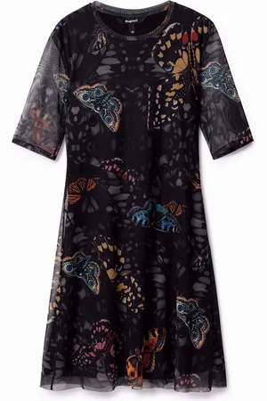 Desigual Vestito slim fino al ginocchio