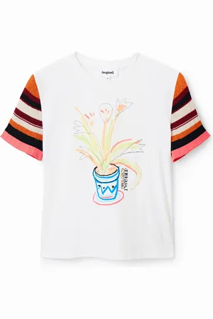 Desigual Maglietta maglia righe