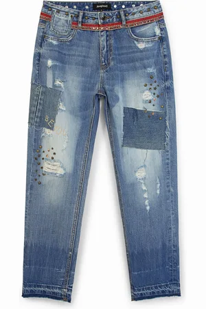 Desigual Jeans boyfriend borchie