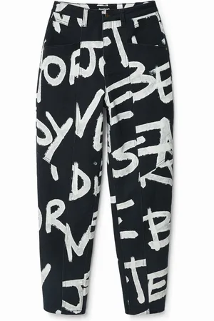 Desigual Pantaloni Mom testo