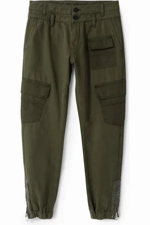 Desigual Pantaloni baggy tasche cargo