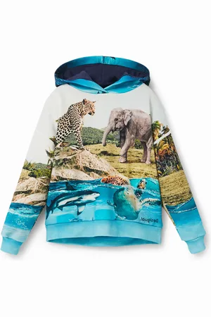 Desigual Felpa animali africani