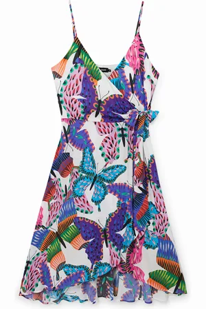 Desigual Vestito da spiaggia farfalle