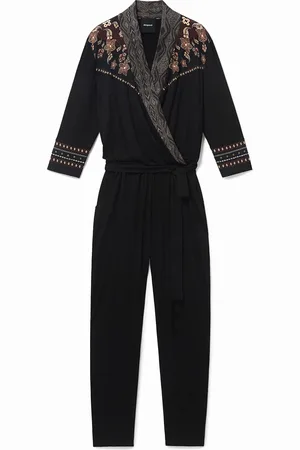 Desigual Tuta pantaloni lunghi fiori