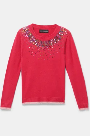 Desigual Maglia collo paillettes