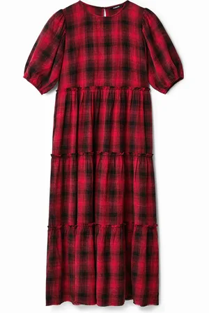 Desigual Abito midi scozzese