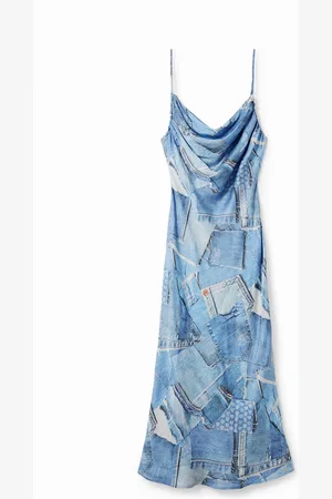 Desigual Abito midi denim toppe