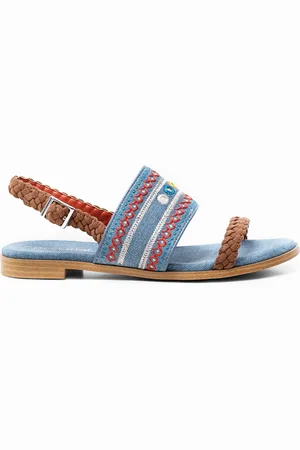 Desigual Sandali jeans ricamati