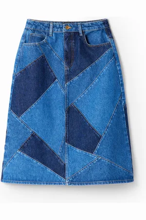 Desigual Gonna denim patch MarÃa EscotÃ©