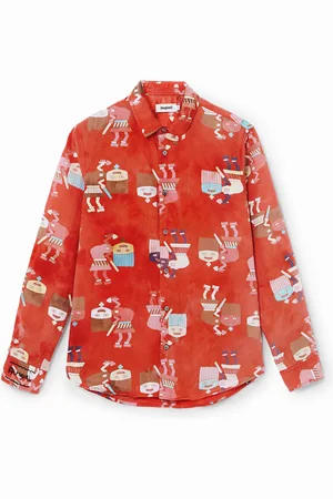 Desigual Camicia stampa washed