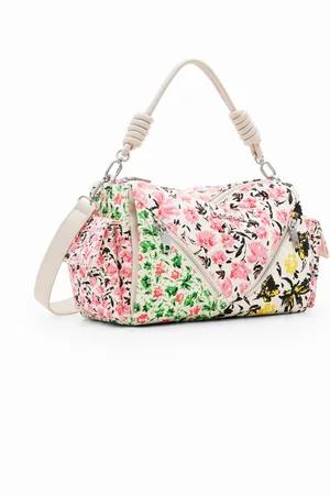 Desigual Borsa portafiori tela M