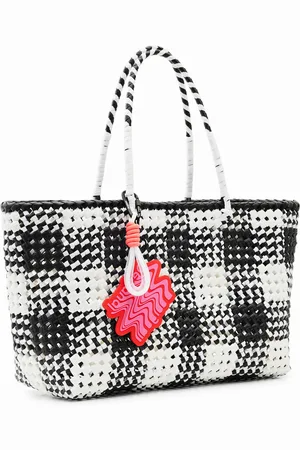 Desigual Borsa tote XL intrecciata