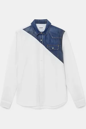 Desigual Camicia popeline parte di jeans