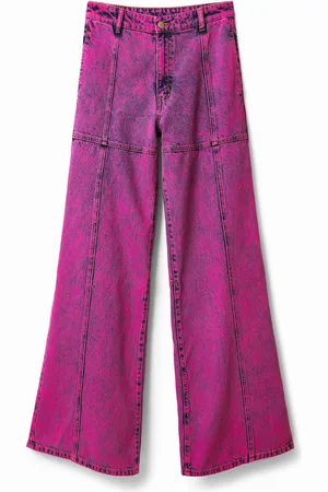 Desigual Jeans Wide leg acid wash Maitrepierre