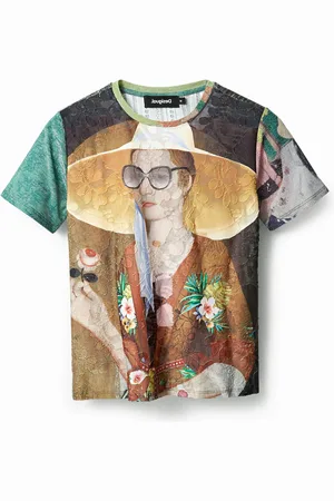 Desigual Maglietta ritratto opera d