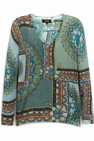 Desigual Pullover maglia sottile boho