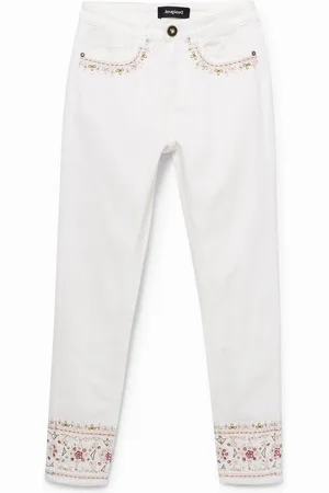 Desigual Jeans skinny ricamo etnico