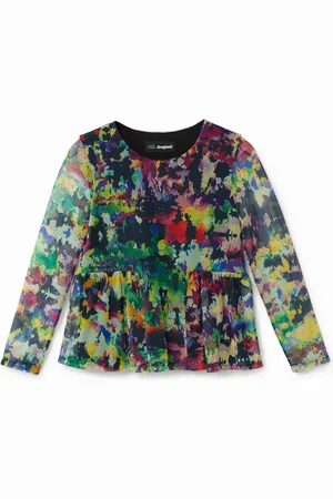 Desigual Maglietta tulle balze