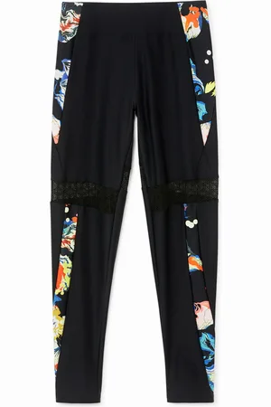 Desigual Leggings slim fiori