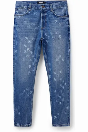 Desigual Jeans Wide leg stampa laser