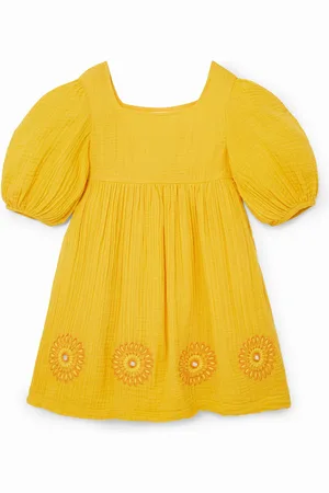 Desigual Vestito giallo tre quarti