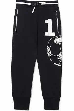Desigual Pantaloni jogger in felpa stampati