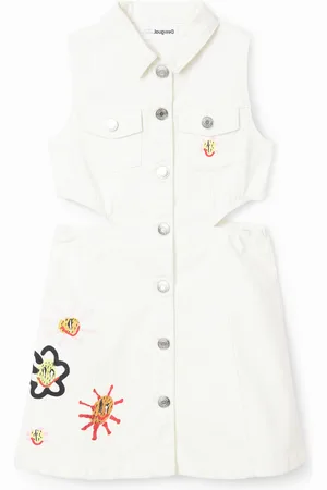 Desigual Abito denim cut-out