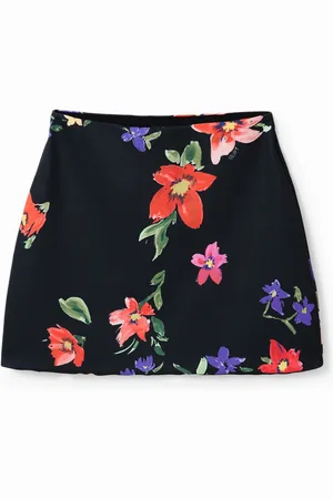 Desigual Minigonna elasticizzata fiori