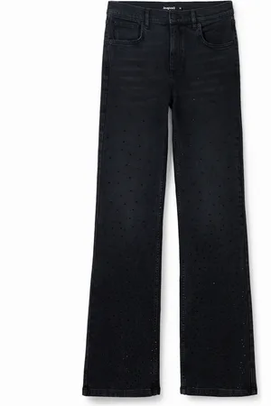 Desigual Jeans Flare strass