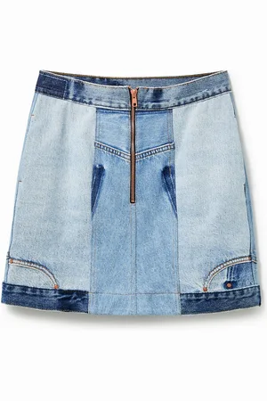 Desigual Minigonna denim upcycling