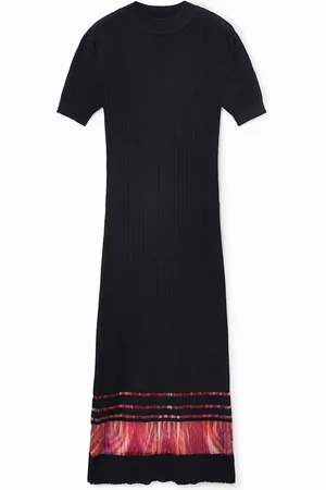Desigual Vestito midi plissettato