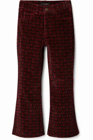 Desigual Pantaloni retrÃ² in velluto a coste
