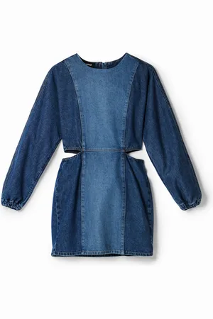 Desigual Abito cut-outs Circular Denim