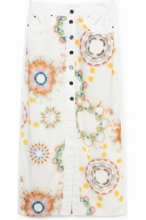 Desigual Gonna di jeans lunga mandala