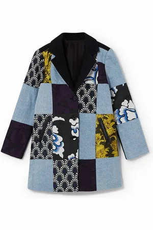 Desigual Giacca di jeans bimateriale