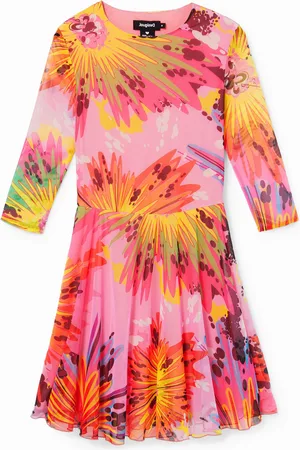 Desigual Vestito corto maniche a 3/4