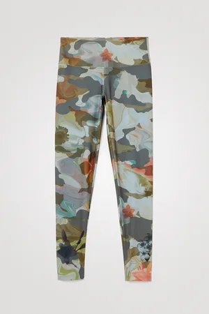 Desigual Leggings print camouflage floreale