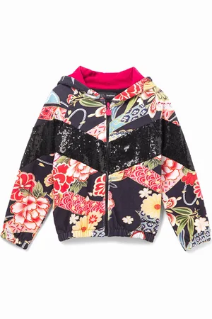 Desigual Giacca corta cappuccio