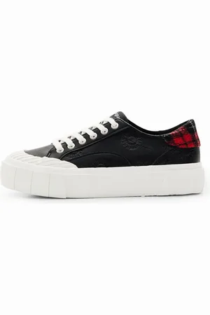 Desigual Sneakers plateau tartan