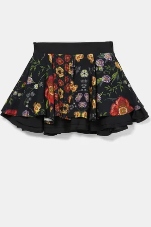 Desigual Gonna corta balze fiori