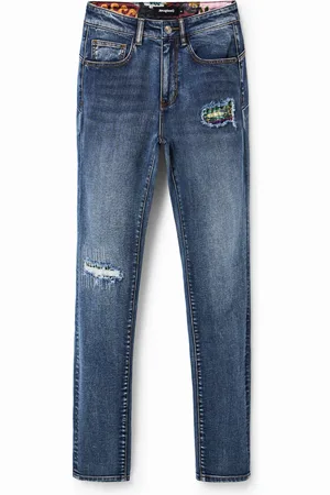 Desigual Jeans slim push up strappati