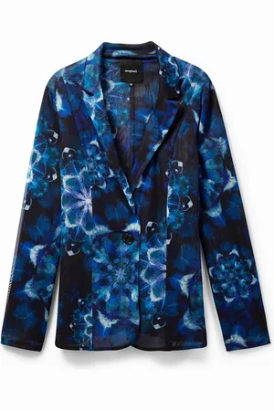 Desigual Blazer print di mandala tie-dye