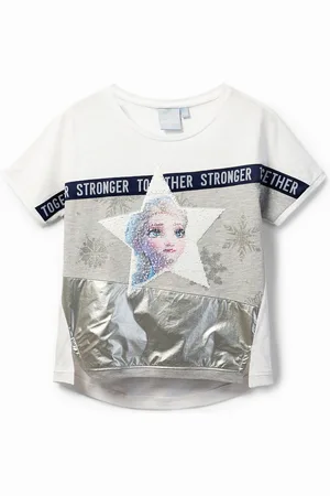 Desigual Maglietta paillettes reversibili Frozen II