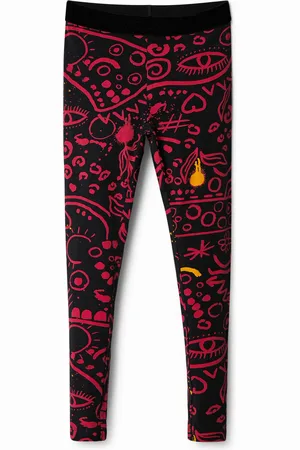 Desigual Leggings slim fit disegni