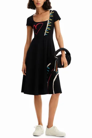 Desigual Abito svasato maglia arty