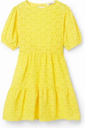 Desigual Abito corto ricamato svizzero