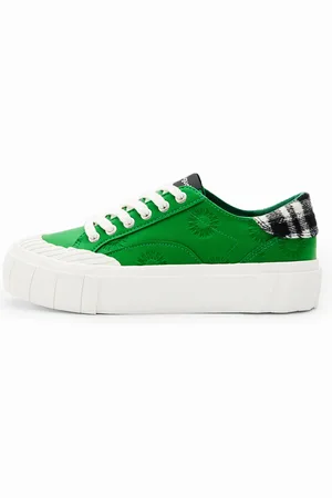 Desigual Sneakers plateau tartan