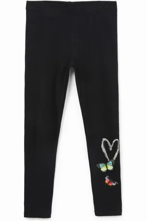 Desigual Leggings slim farfalle
