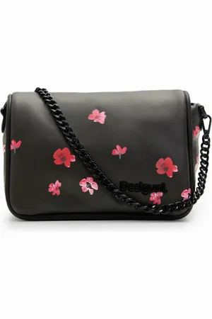 Desigual Borsa S tracolla imbottita fiori