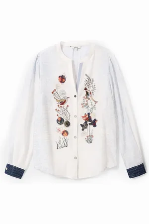 Desigual Camicia ricami boho